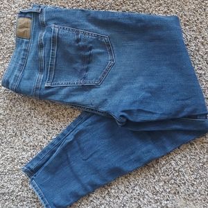 American Eagle Dark Wash Super Stretch Short Jeggings